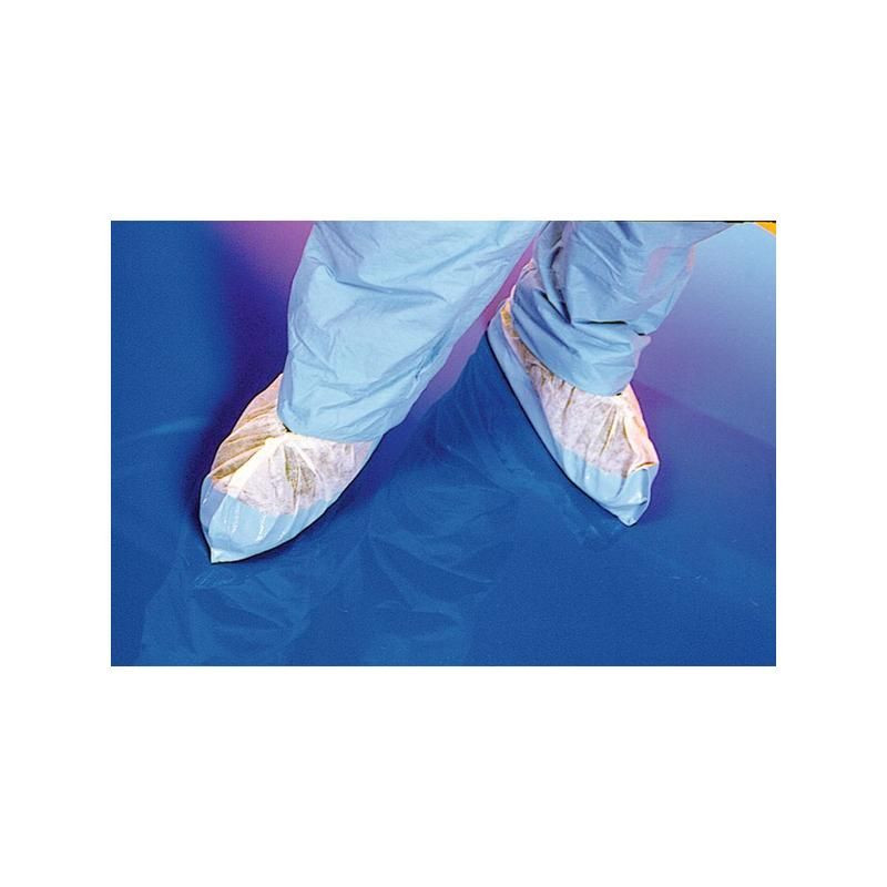SUR-CHAUSSURE BLANCHE AVEC SEMELLE PE BLEUE