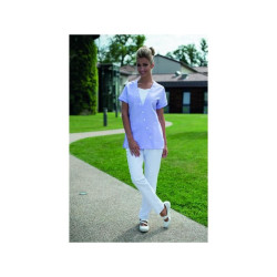 TUNIQUE FEMME KYM IRIS ET BLANC