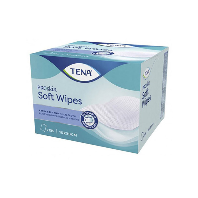 LINGETTES 3 EN 1 TENA PROSKIN SOFT WIPES