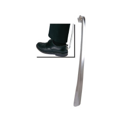 CHAUSSE PIED EN ACIER CHROME 50 CM