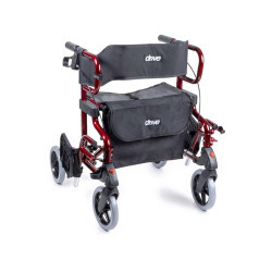 ROLLATOR 4 ROUES 2 EN 1 DIAMOND DELUXE