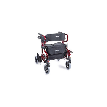 ROLLATOR 4 ROUES 2 EN 1 DIAMOND DELUXE