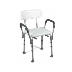CHAISE DE DOUCHE AVEC ACCOUDOIR HIVA 1