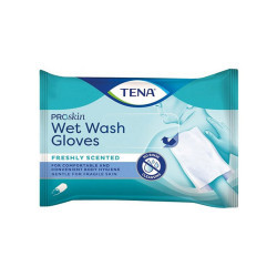 GANTS DE TOILETTE IMPREGNÉS TENA PROSKIN WET WASH GLOVES
