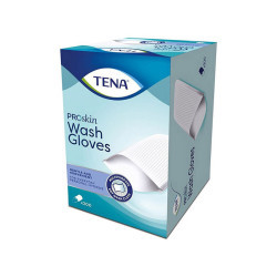 GANTS DE TOILETTE TENA PROSKIN WASH GLOVES 80G