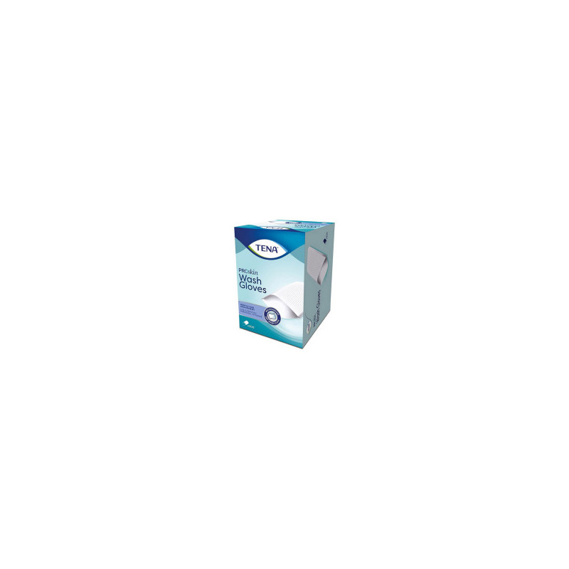 GANTS DE TOILETTE TENA PROSKIN WASH GLOVES 80G