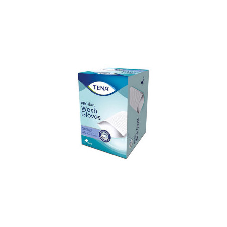 GANTS DE TOILETTE TENA PROSKIN WASH GLOVES 80G