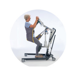 SANGLE DE TRANSFERT SOUS-AUXILIAIRE AVEC SOUS CUISSES INVACARE