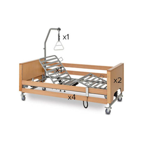 LIT 3 FONCTIONS ECOFIT AVEC PLICATURE