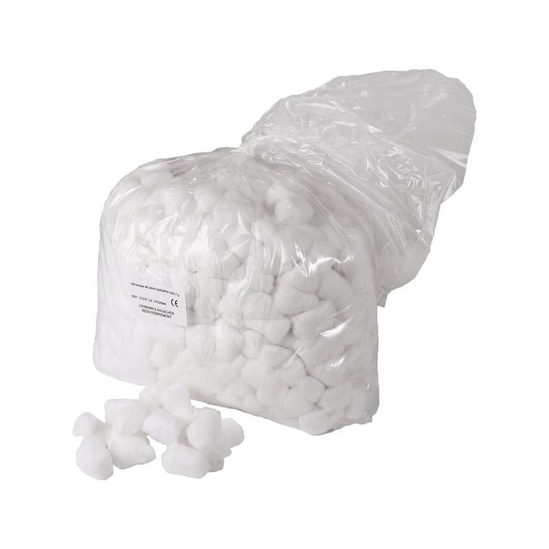 BOULES DE COTON HYDROPHILE