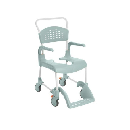 CHAISE DE DOUCHE A ROULETTES CLEAN  VERT LAGON