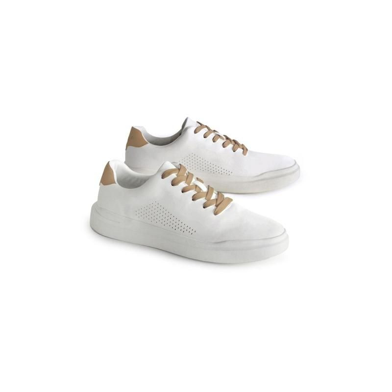 CHAUSSURE CITIZ BLANC + CAMEL