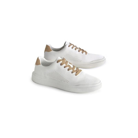 CHAUSSURE CITIZ BLANC + CAMEL