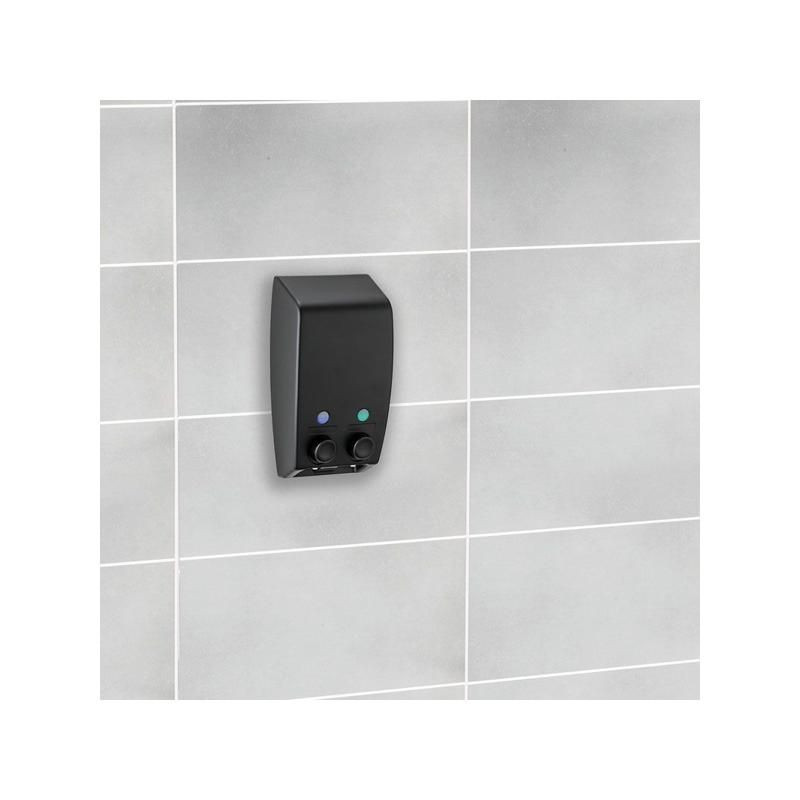 DISTRIBUTEUR DE SAVON MURAL 2 EN 1