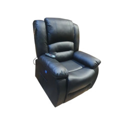 FAUTEUIL RELEVEUR MASSANT CHAUFFANT - MARRON