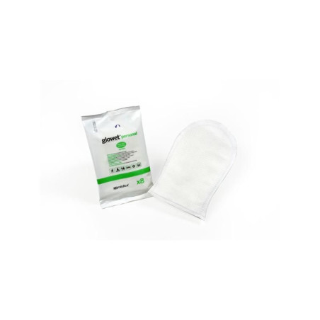 GANT DE TOILETTE HUMIDE - PAQUET DE 8