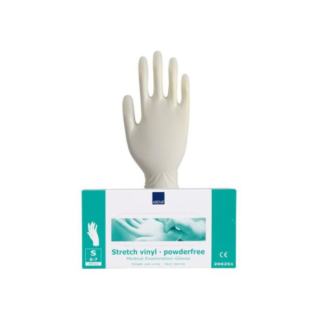 GANT D'EXAMEN STRETCH LISSE EN VINYLE NON POUDRE