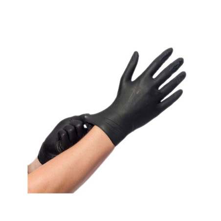 GANT NITRILE NON-POUDRE NOIR