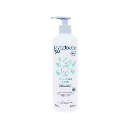 GEL DOUX LAVANT RIVADOUCE BEBE CERTIFIE BIO
