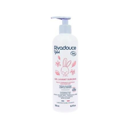 GEL LAVANT SURGRAS RIVADOUCE BEBE CERTIFIE BIO