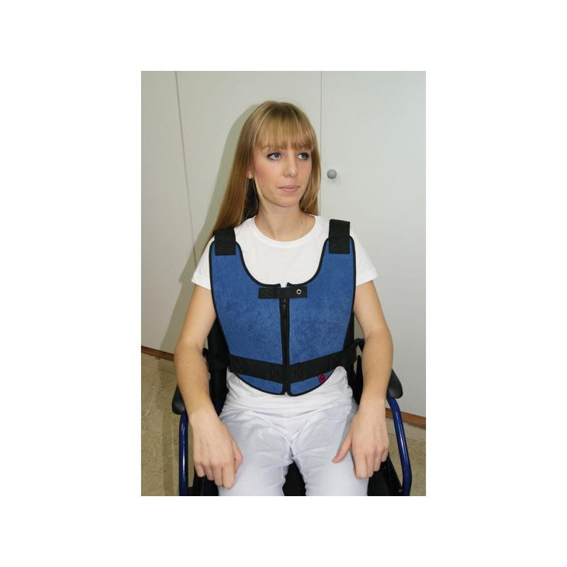 GILET ABDOMINAL CONFORT PLUS POUR FAUTEUIL ROULANT