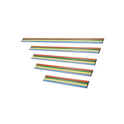 LOT DE 10 JALONS PLASTIQUES