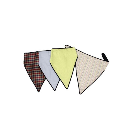 LOT DE 5 FOULARDS ABSORBANTS