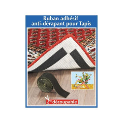 RUBAN ADHESIF ANTIDERAPANT POUR TAPIS