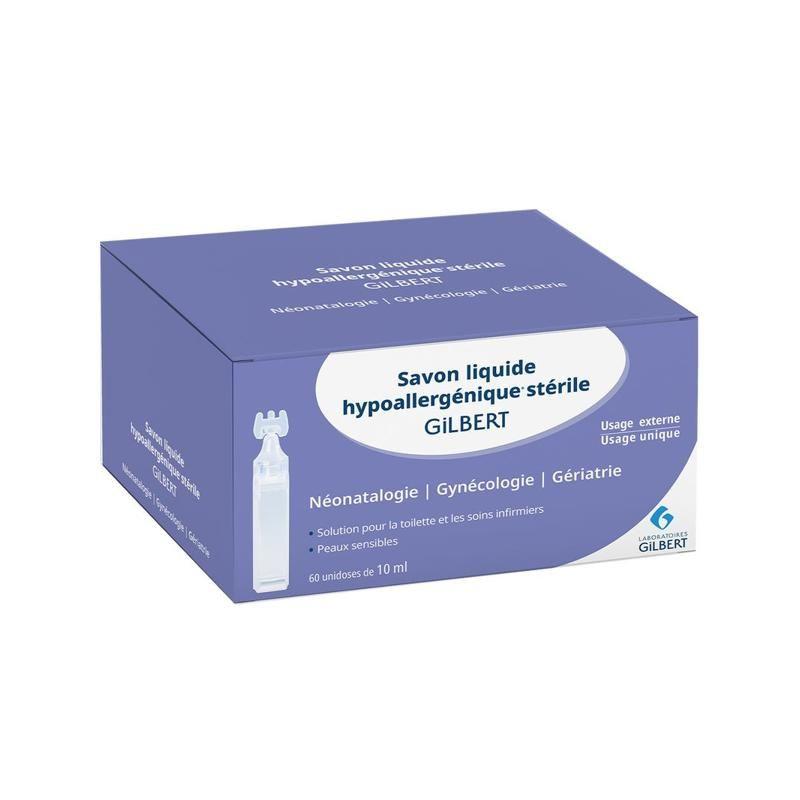 SAVON UNIDOSE STERILE HYPOALLERGENIQUE