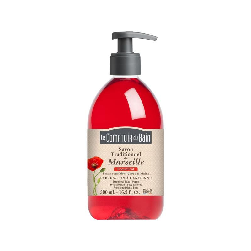 SAVONS DE MARSEILLE LIQUIDES COQUELICOT