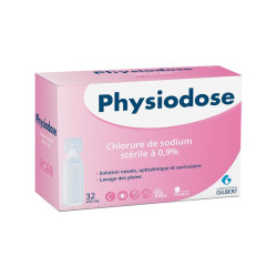 SERUM PHYSIOLOGIQUE / CHLORURE DE SODIUM - BOITE DE 32