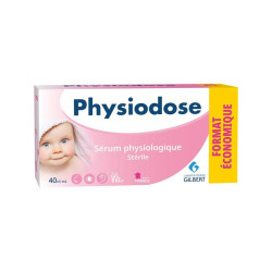 SERUM PHYSIOLOGIQUE / CHLORURE DE SODIUM - BOITE DE 40